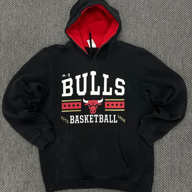 아디다스 NBA 불스 후드티 블랙
