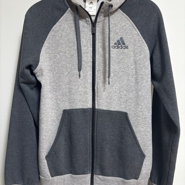 아디다스 기모 후드집업