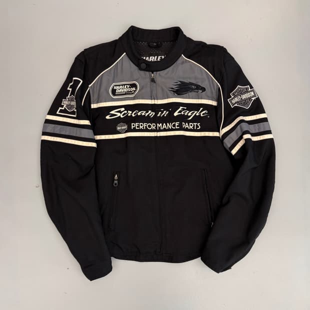 할리데이비슨 루즈핏 스크리밍 이글 레이싱 자켓