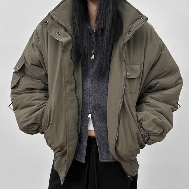 블랙업 코페일 카고 봄버점퍼(6온스)