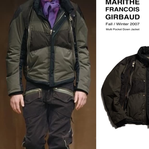 2007 F/W Marithe Pocket Down Jacket 