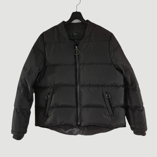 [66]베네통 여자 오리털숏패딩