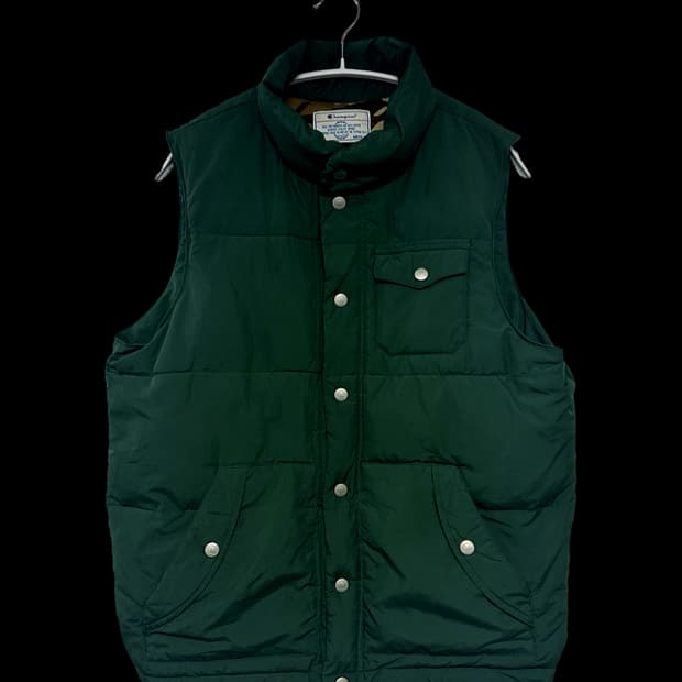 챔피온 JP 그린 패딩 조끼