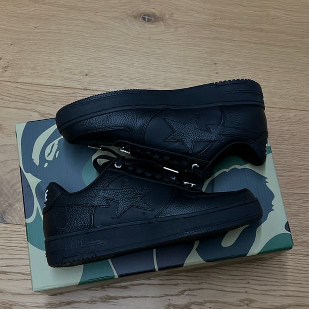 베이프스타 올블랙 260 새상품