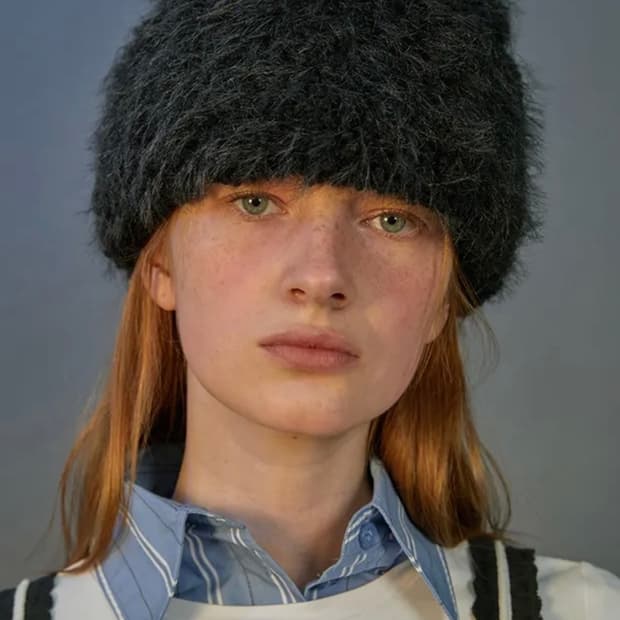 어썸니즈 슈가로프 햇_플루피 블랙 sugarloaf hat