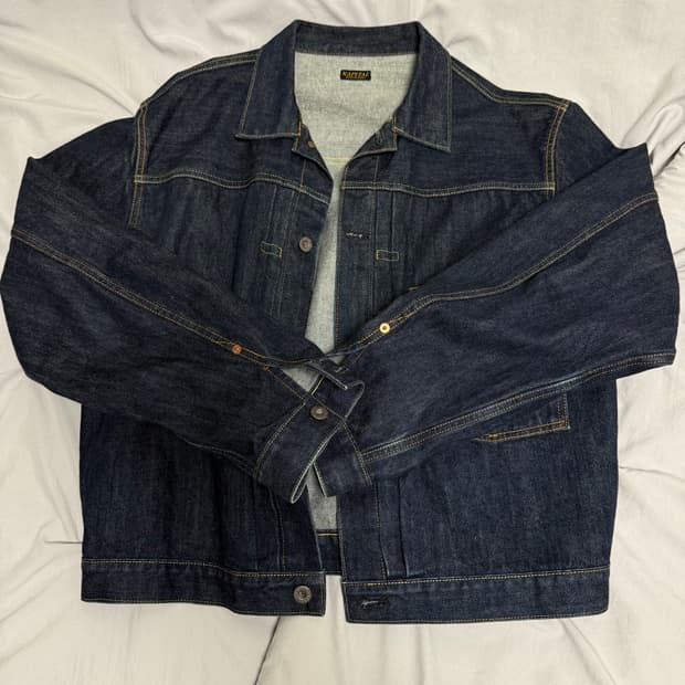 [3]캐피탈 14온즈 데님 1ST 원 워시 자켓 인디고