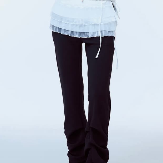 러브이즈트루 레이어드 치마 PA FRILL WARP SKIRT