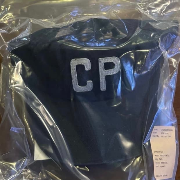 컬렉트피시스 cp로고 5패널 볼캡 블랙