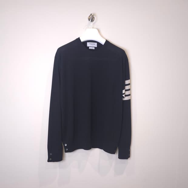 [중고/정품] 톰브라운 메리노 울 사선 니트 5