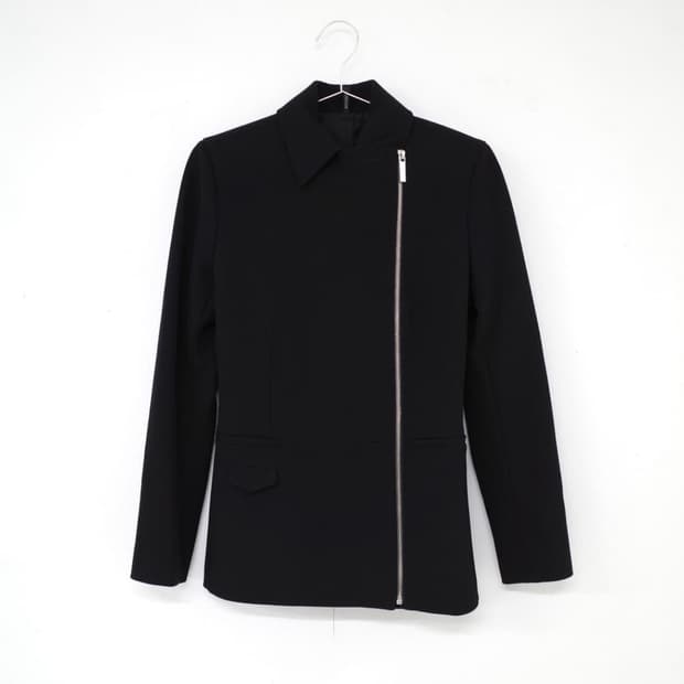 Helmit Lang Button & Zip Biker jacket