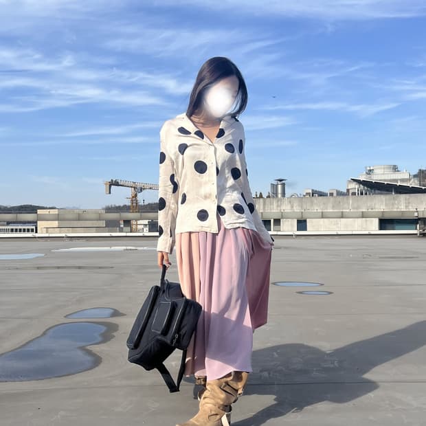 Color Block Skirt 컬러 블록 스커트