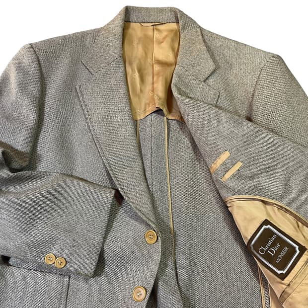 크리스찬 디올 싱글 블레이저 자켓