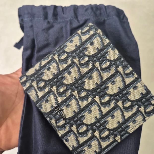 [풀박스] 디올 오블리크 반지갑 (새 상품급)