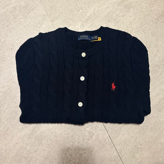 폴로랄프로렌 반팔 니트 가디건