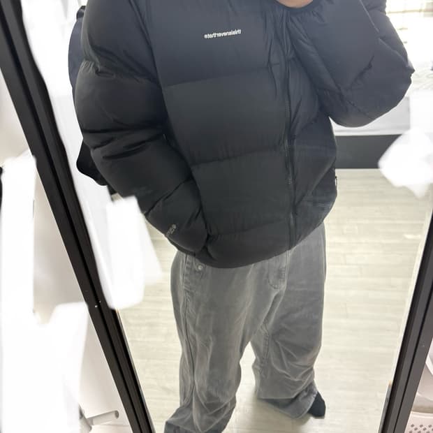 디스이스네버댓 PERTEX T DownJacket(Black) L 사이즈