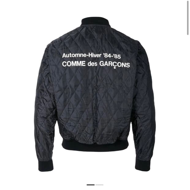 CDG 퀼티드 '84-85 스태프 블루종 블랙