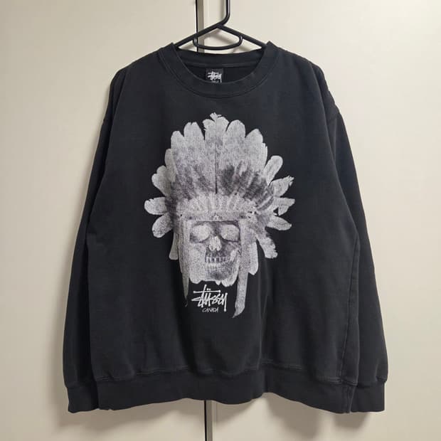 Made in USA 한정판 스투시 맨투맨 스웻셔츠 L(100)