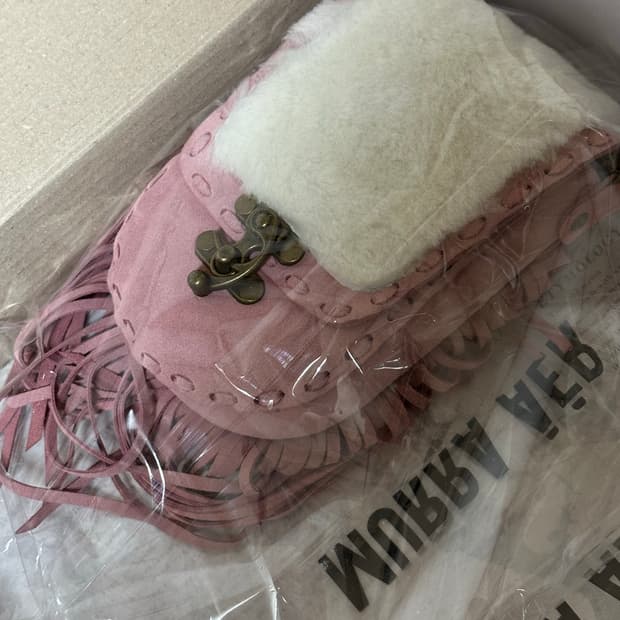 무라 아에르 웨스턴 크로스백 핑크 새상품