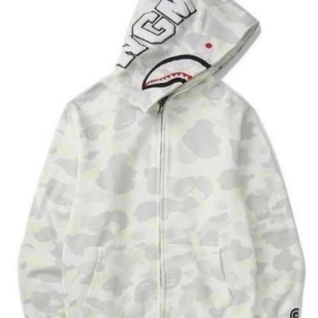 구해요) 베이프 샤크 후드집업 M