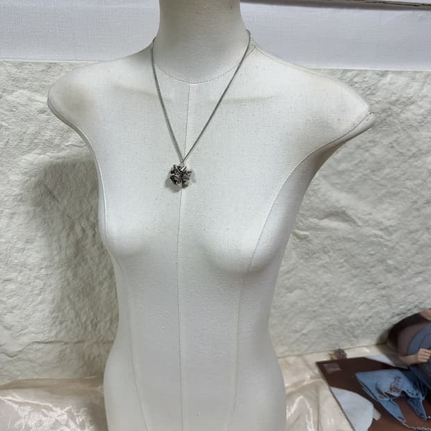 빈티지 고딕 가하 쿠바체인 목걸이