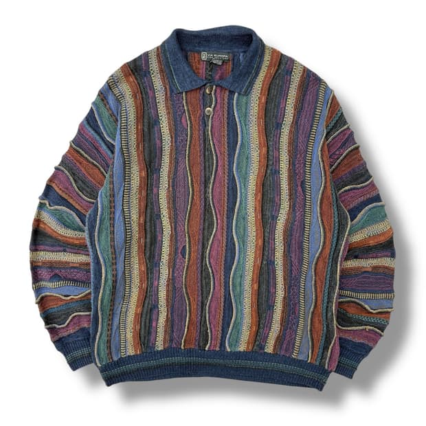 멀티컬러 에스닉 케이블 니트 r1879 