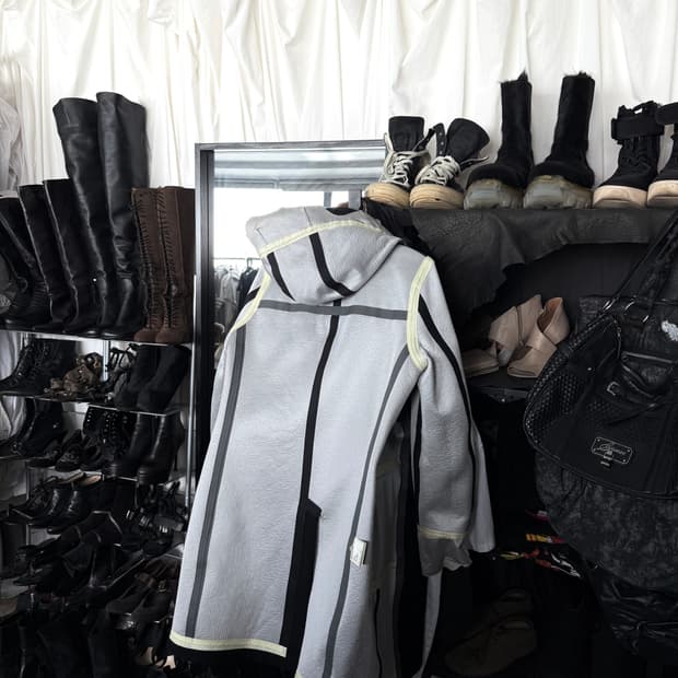 언더커버리즘 3M스카치 심실링 후드 더플코트