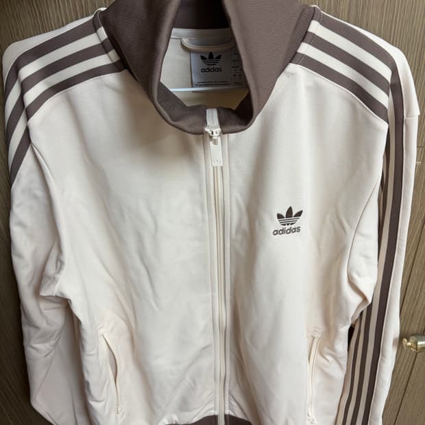 아디다스 트랙탑 원더화이트 브라운 L