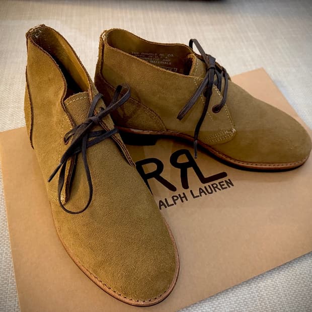 RRL 더블알엘 처카 부츠 러프아웃 스웨이드 (US 8D)