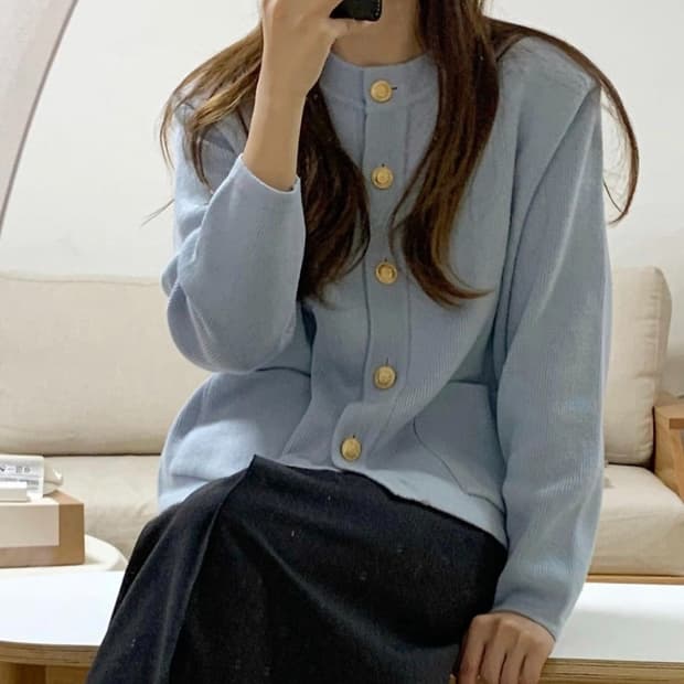 얼바닉 URBANIC30 블루 씨엘 가디건