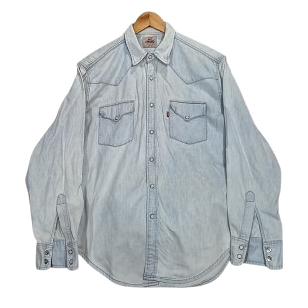 리바이스 웨스턴 데님 셔츠 