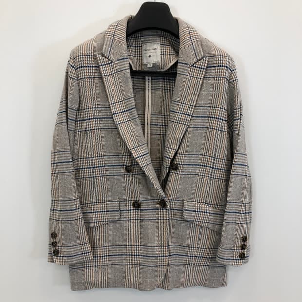 써스데이아일랜드 린넨 더블자켓 90-165