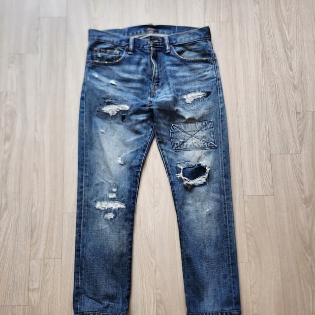 폴로랄프로렌 워싱패치청바지(30/32