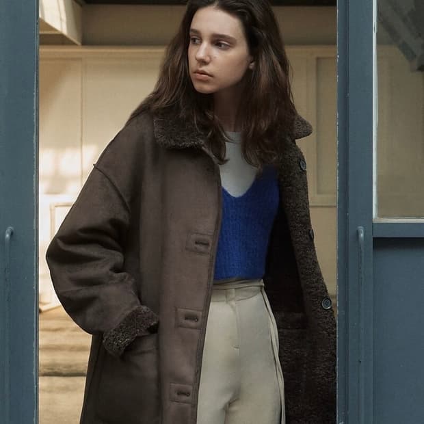앤니즈 리버시블 시어링 자켓 Reversible shearling jac