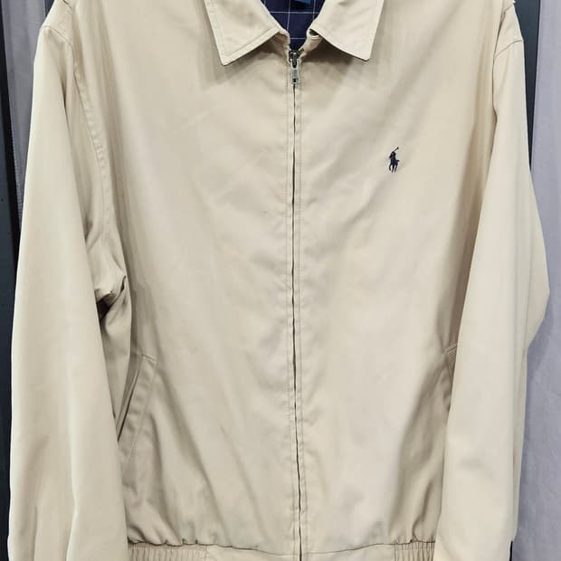 폴로 랄프로렌 베이지색 봄버 자켓 L