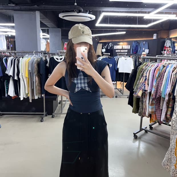 폴로 베이지 볼캡