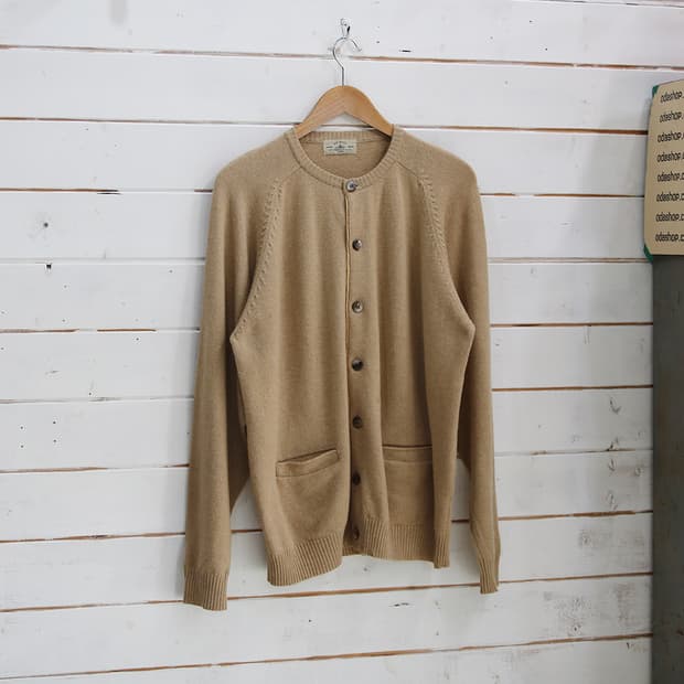 (착용컷) on' peut 라운드 니트 가디건 (남성용 105)