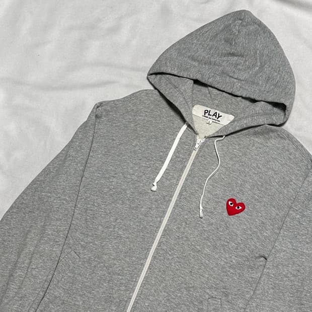 L 꼼데가르송 후드집업