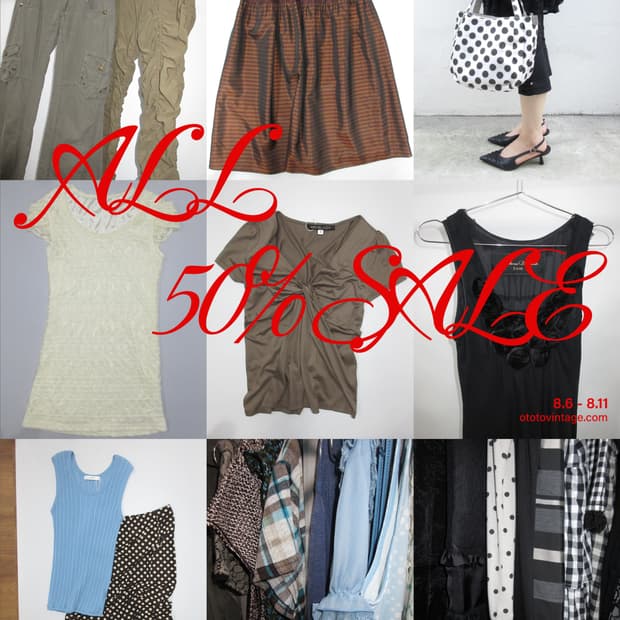 OTOTO VINTAGE 50% SUMMER SALE ☀️