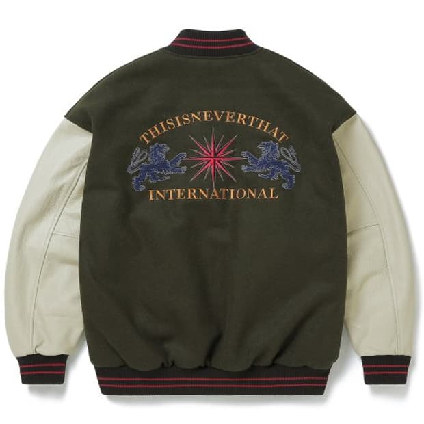 디스이즈네버댓 Lion 바시티 자켓 s 