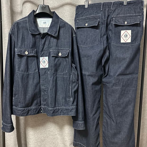 25SS CP컴퍼니 크롭 데님 셋업 (110/50)