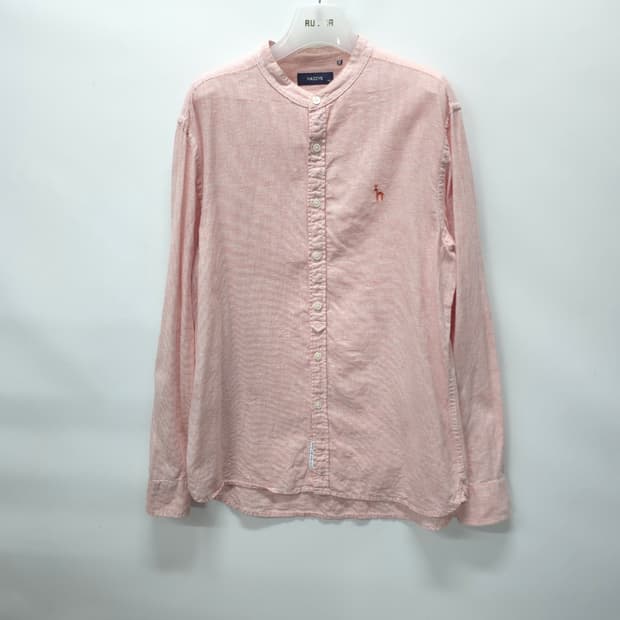 헤지스(HAZZYS) 린넨혼방 헨리넥 셔츠 (95~100)