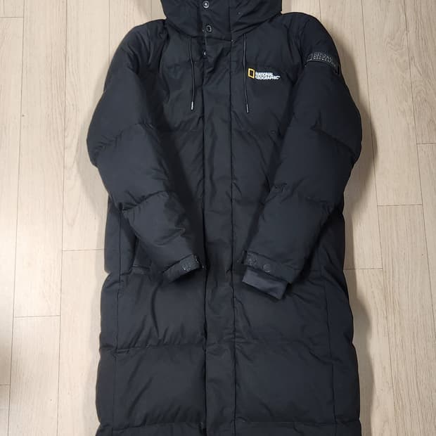 내셔널지오그래픽 카이만 덕다운 롱 패딩 자켓 S