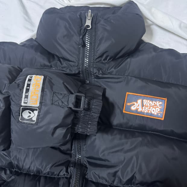 에일리언 워크샵 구스다운 패딩 스케이트보드  마이크 힐 크리스 카터