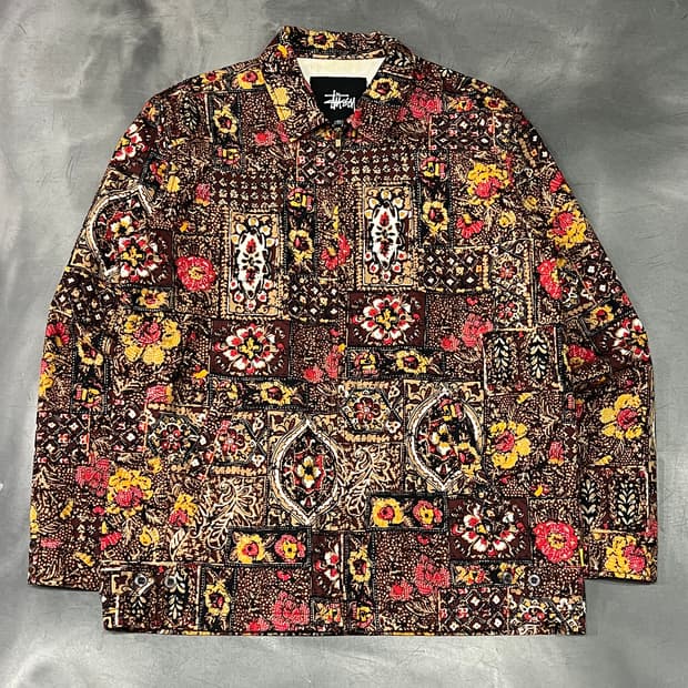  스투시 패턴 집업 셔츠 자켓 y15457