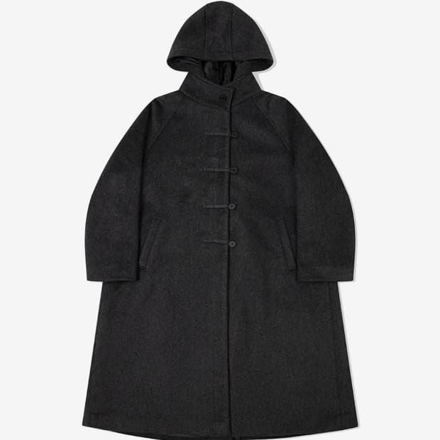 미세키서울 후디 롱 코트