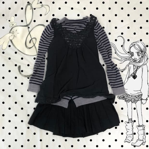 Sugar Sugar Rune 𖥔 쇼콜라 코디 세트 3p