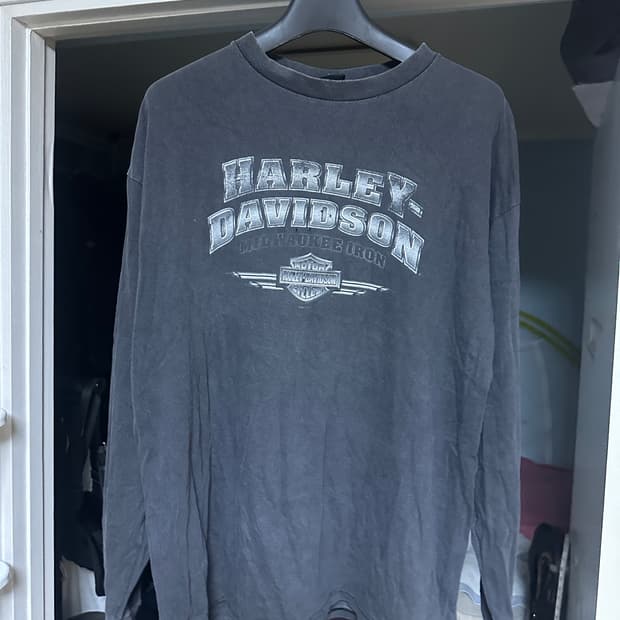 [2XL] 할리데이비슨 빈티지 롱슬리브