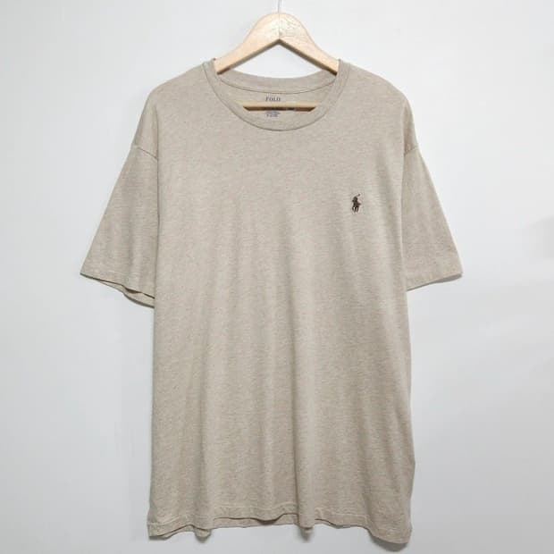 110~115 POLO 폴로 랄프로렌 반팔티 베이지