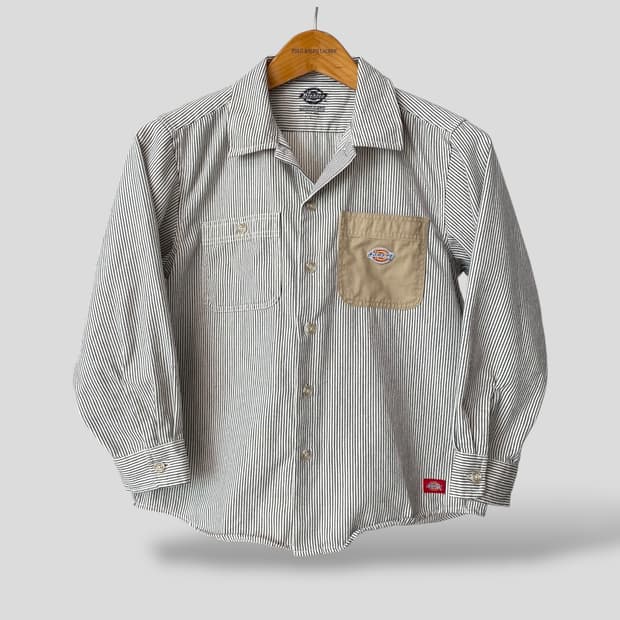 (키즈L)디키즈 히코리 워크셔츠