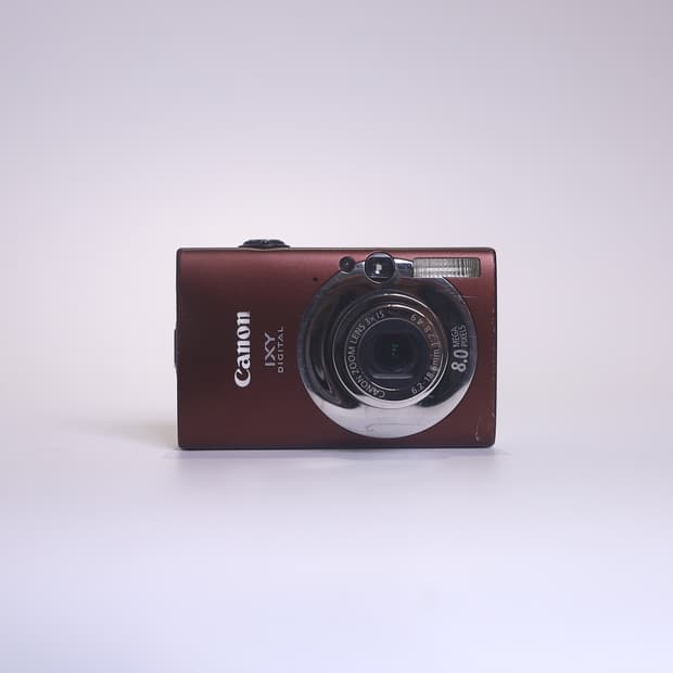 캐논 익시 디지털 20(익서스 80 일본 모델) 버건디 (황변 액정) 